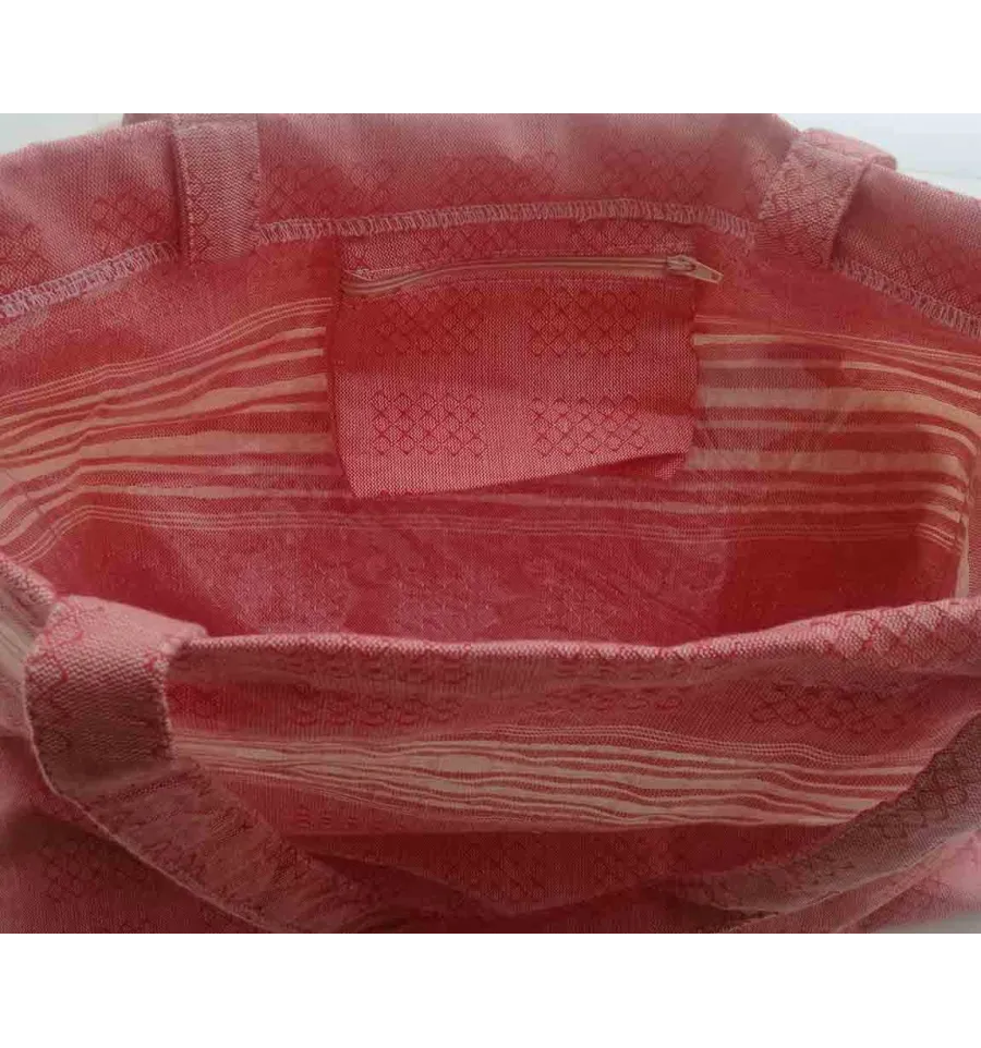 Sac de plage fouta thalasso rouge tomette 