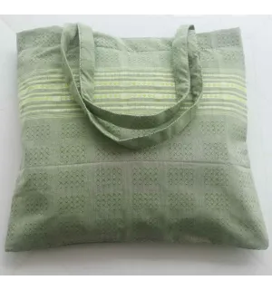 Sac de plage thalasso fouta vert mousse clair