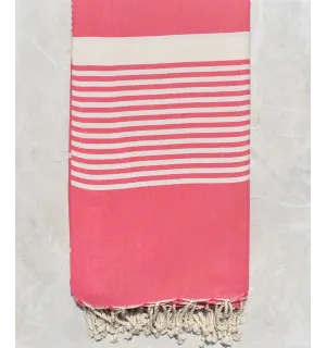Toalla de playa gigante rosa fresa mediana 2.3m * 2.8m 