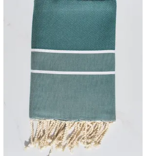 Fouta chevron Pasto verde