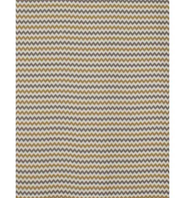 Toalla de playa de zigzag Crema, amarillo motorista y gris. 