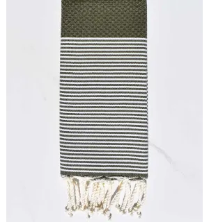 nido de abeja niños, verde militare 