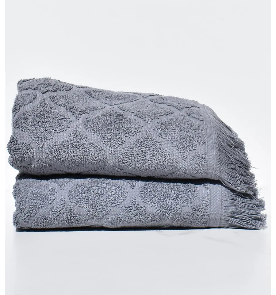 Toalla de invitados ELYSSA gris