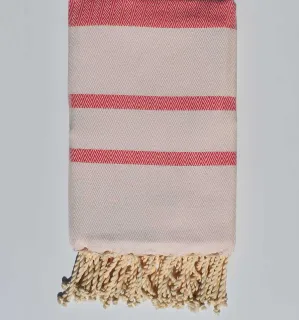 Toalla de playa chevron rosa oscuro y lila rosa