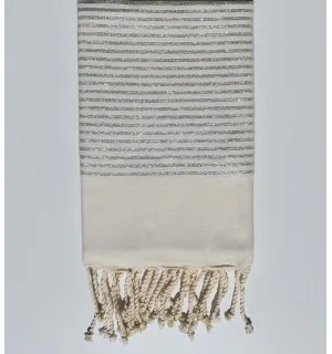 Fouta Lurex Nácar o madreperla