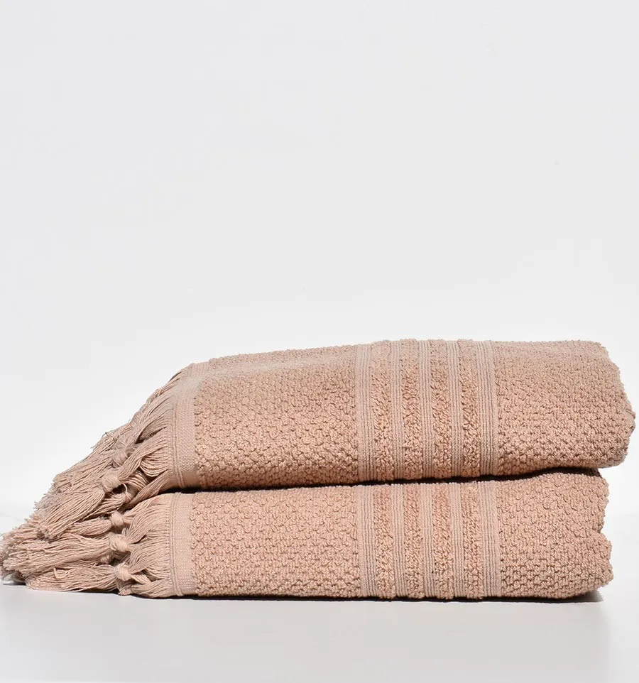 Toalla de invitados HANNABAL beige oscuro