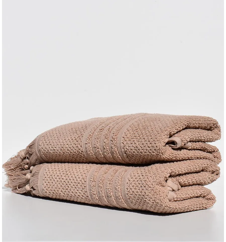 Toalla de invitados HANNABAL beige oscuro