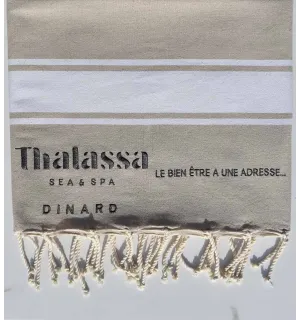 Toalla de playa bordada Thalassa Sea & Spa