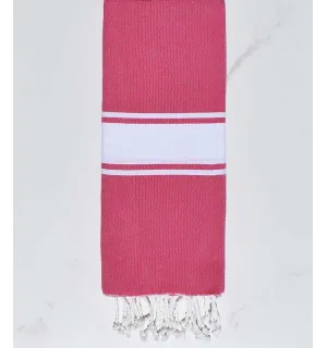 toalla de playa para niños fushia magenta Fouta Tunisia - 1
