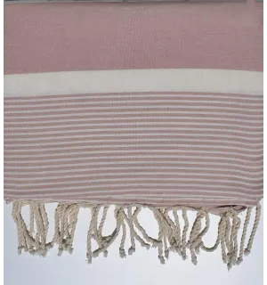 cubre cama 1.5*2.5m rosa de té  - 1