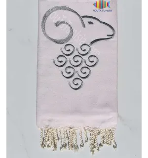 Toalla de playa bordado Fouta Tunisia - 1