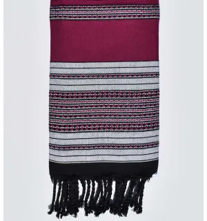 Toalla de playa arabesco de ciruela Fouta Tunisia - 1