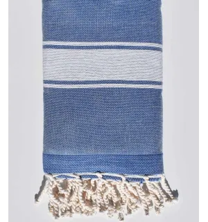 Toalla de playa esponja jean azul Fouta Tunisia - 1
