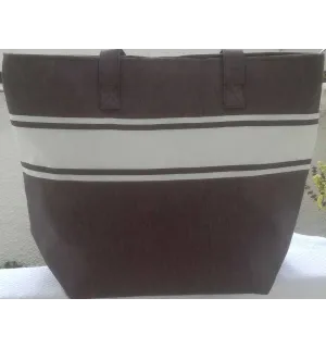 Bolso de playa marrón Fouta Tunisia - 1