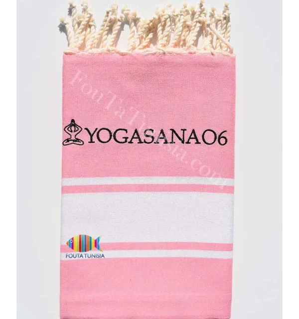 Toalla de playa bordada para yoga Fouta Tunisia - 1