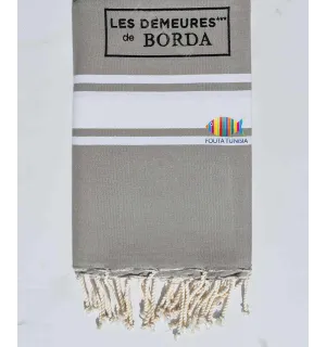 Toalla de playa bordada las residencias de BORDA Fouta Tunisia - 1