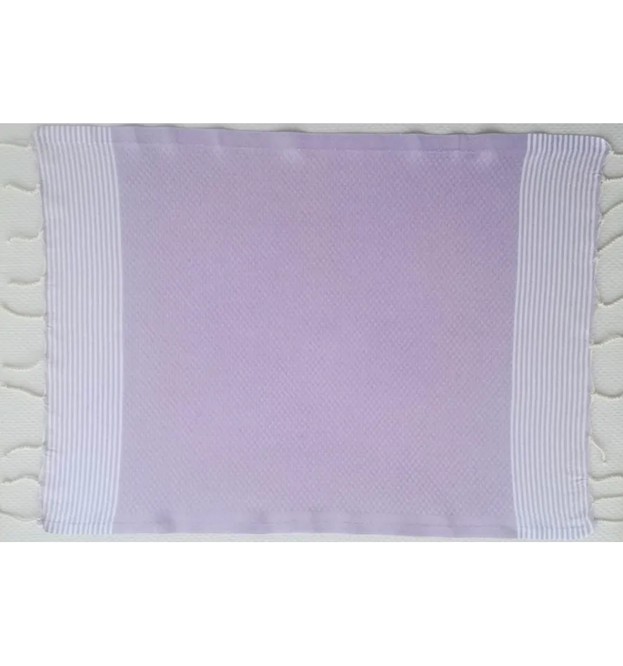 Juego de 10 servilletas malva Fouta Tunisia - 1