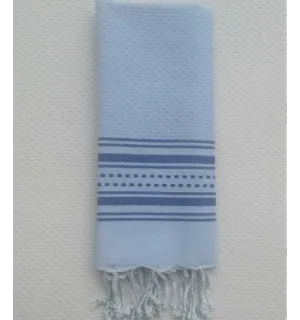 Mini fouta aciano azul  - 2