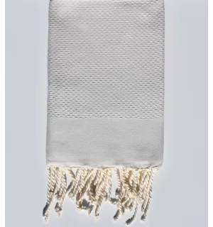 Toalla de playa unidos color arcilla  - 1