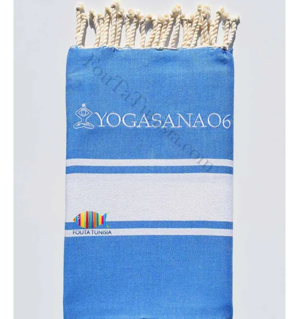 Toalla de playa bordada para yoga Fouta Tunisia - 7