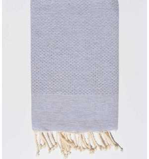 Toalla de playa unidos Pinchard gris claro Fouta Tunisia - 1